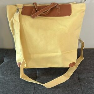 Tanger Outlets Canvas Tote with Shoulder Strap Brand New